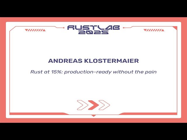 Rust at 15% - Production-Ready Without the Pain