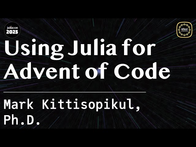 Using Julia for Advent of Code