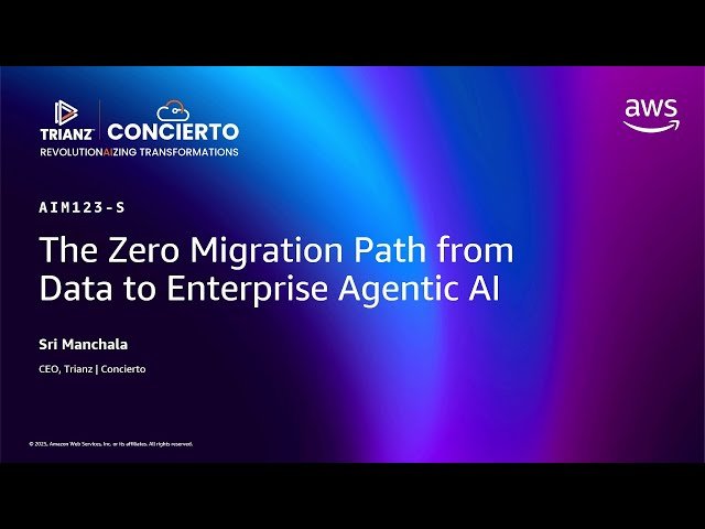 The Zero Migration Path from Data to Enterprise Agentic AI