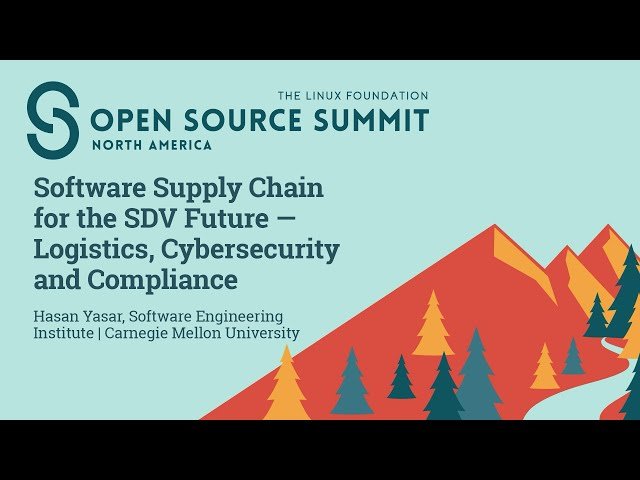 Software Supply Chain for the SDV Future - Logistics, Cybersecurity and Compliance