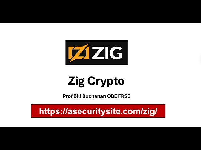 Cryptography with Zig