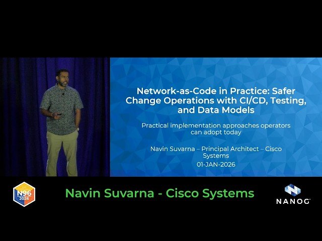 Network-as-Code in Practice - Safer Change Operations with CI/CD, Testing, and Data Models