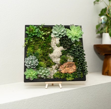 Virtual Moss Wall Art Making (Kit Included) (Team Building)