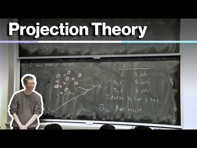 Introduction to Projection Theory - Lecture 01