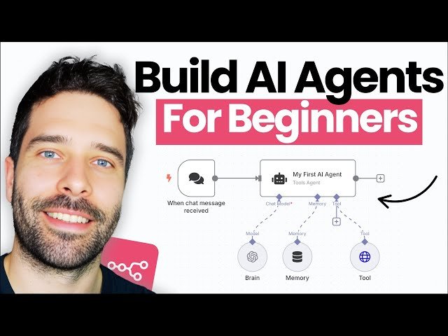 n8n Tutorial - How to Build AI Agents with No Code for Beginners