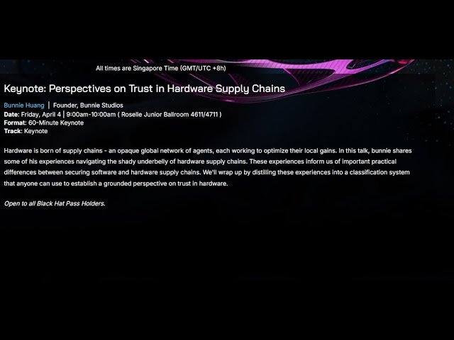 Perspectives on Trust in Hardware Supply Chains