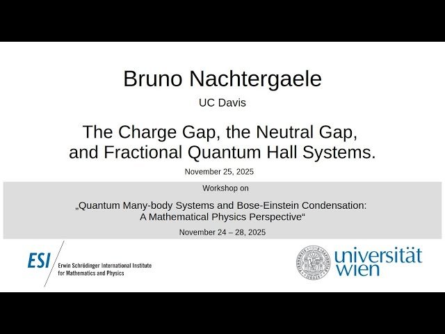 The Charge Gap, the Neutral Gap, and Fractional Quantum Hall Systems