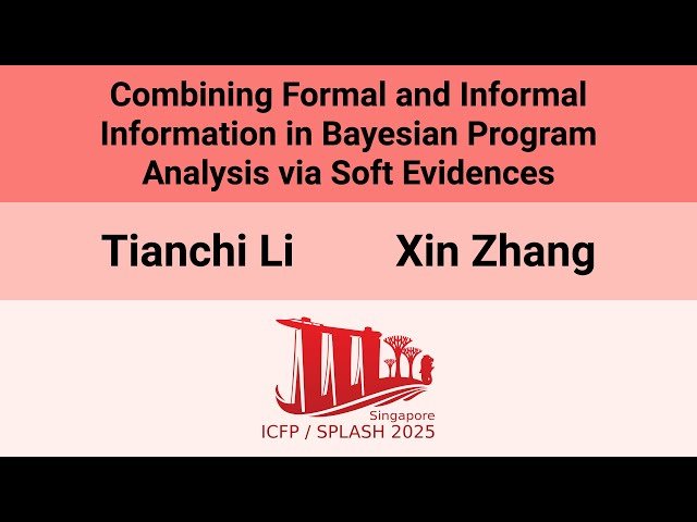 Combining Formal and Informal Information in Bayesian Program Analysis via Soft Evidences