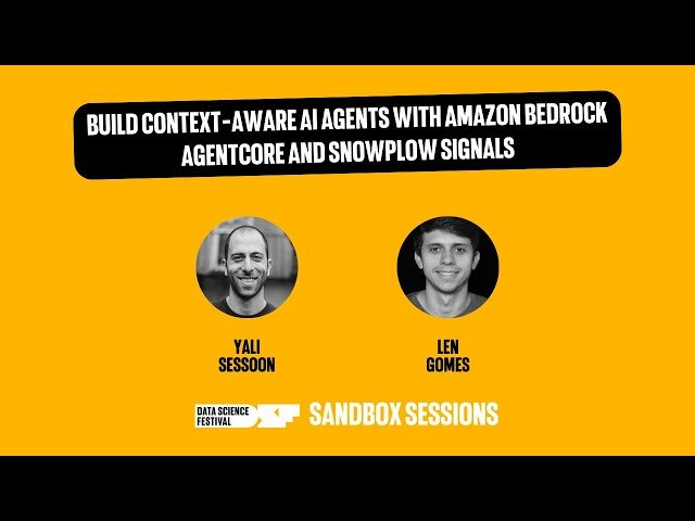 Build Context Aware AI Agents with Amazon Bedrock AgentCore and Snowplow Signals