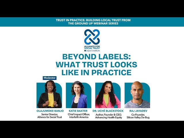 Beyond Labels - What Trust Looks Like in Practice
