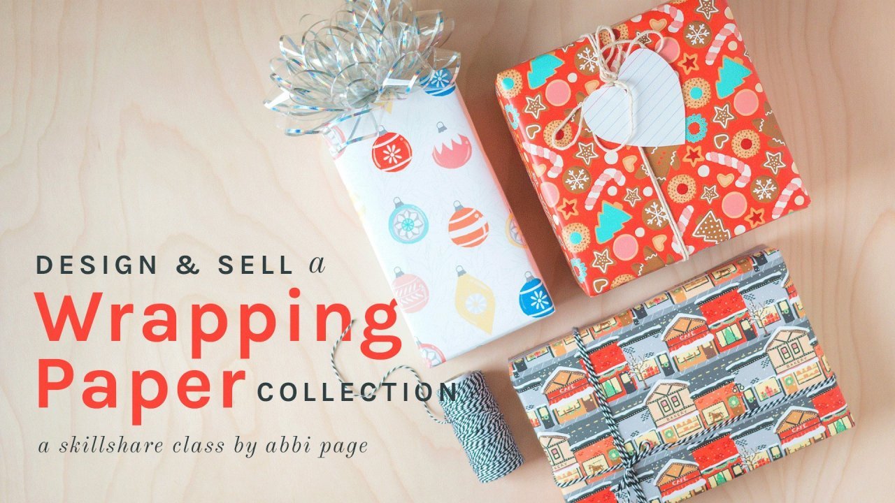 Design & Sell a Wrapping Paper Collection
