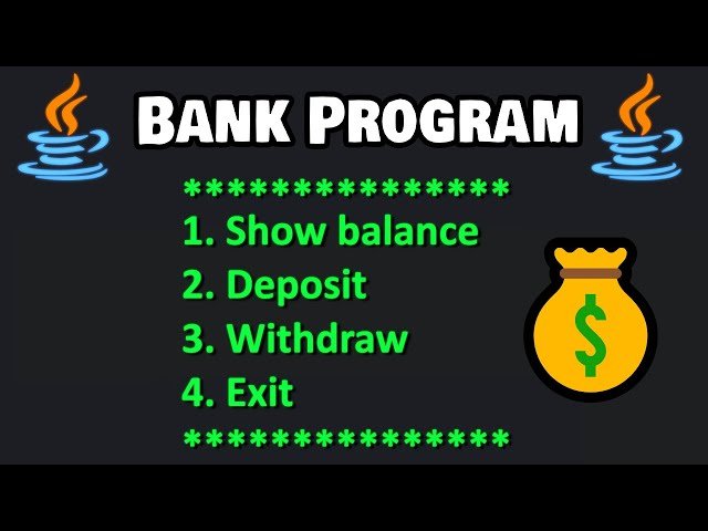Free Video: Building a Basic Java Banking Program from Bro Code | Class ...