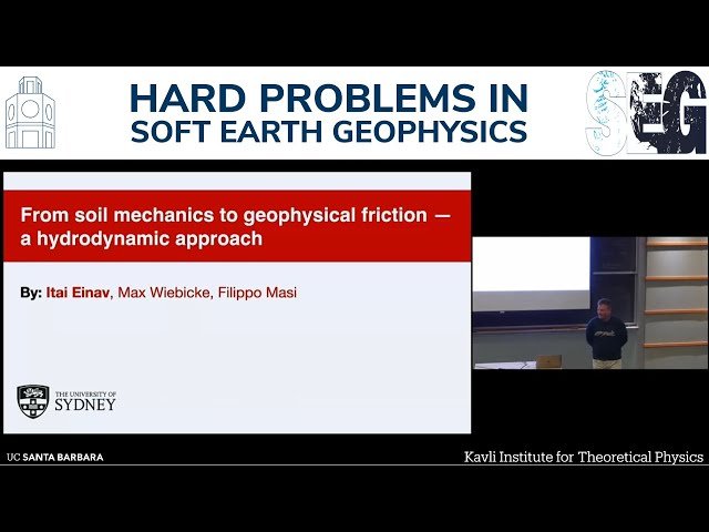 From Soil Mechanics to Geophysical Friction - A Hydrodynamic Approach