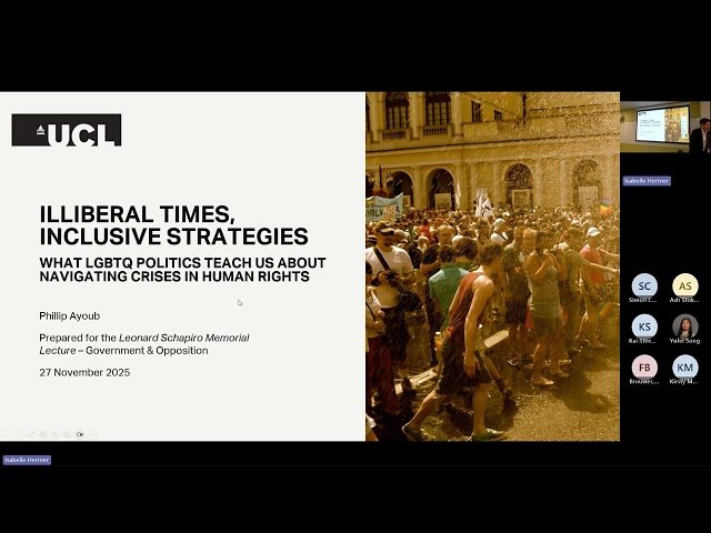 Illiberal Times, Inclusive Strategies - What LGBTQ Politics Teach Us About Navigating Crises in Human Rights