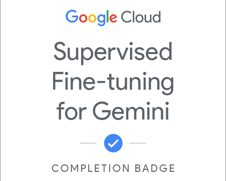 Supervised Fine-tuning for Gemini