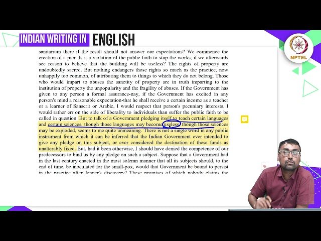 Macaulay's Minute on Education - English Education in Colonial India - Part 1