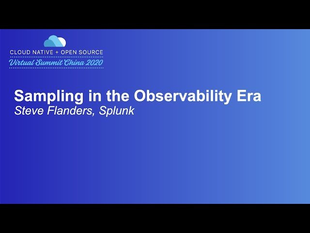 Sampling in the Observability Era