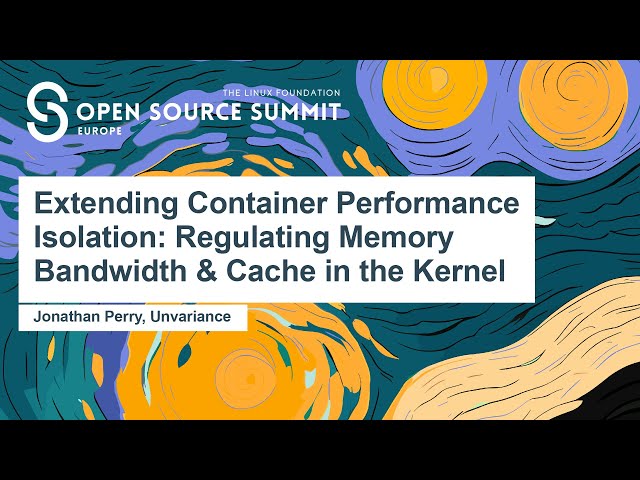Free Video: Extending Container Performance Isolation - Regulating ... image.