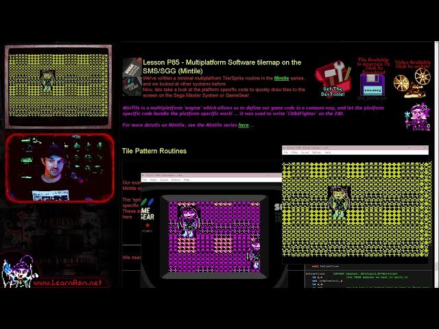 Multiplatform Software Tilemap on SMS/GG - Mintile Series Lesson P85