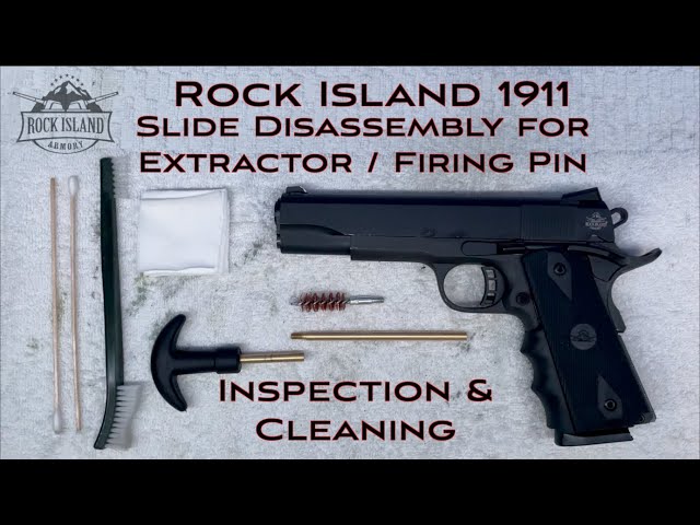 Rock Island 1911 Slide Disassembly, Cleaning and Reassembly