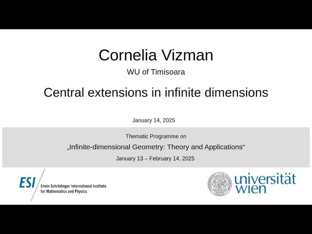 Central Extensions in Infinite-Dimensional Geometry - Theory and Applications