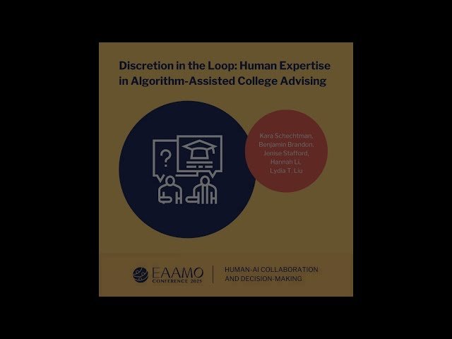 Discretion in the Loop - Human Expertise in Algorithm-Assisted College Advising