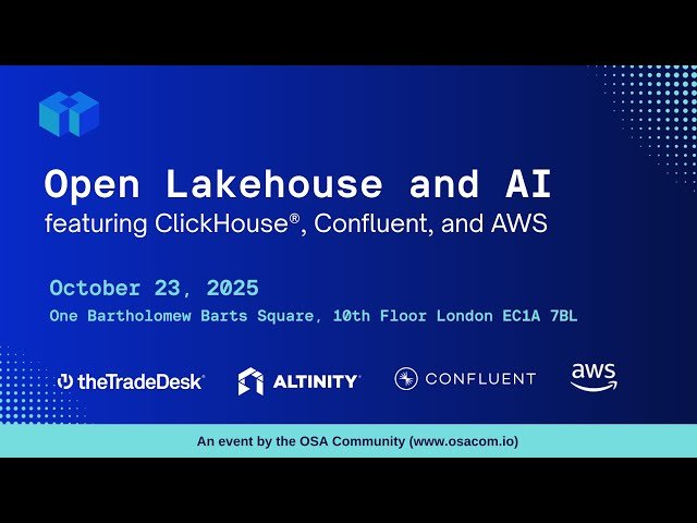 Open Lakehouse and AI - Building Foundations with ClickHouse, Apache Iceberg, LLMs, and AWS S3 Tables