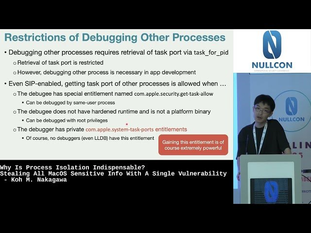 Stealing All macOS Sensitive Info with a Single Vulnerability - Why Process Isolation Is Indispensable