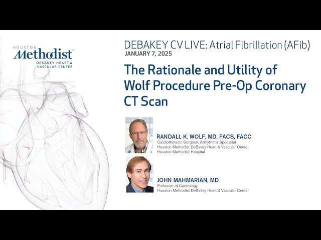 AFib: The Rationale and Utility of Wolf Procedure Pre-Op Coronary CT Scan