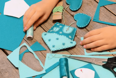 Felt, Fabric & Paper Ornaments (Live Online)