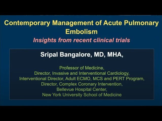 Evolution in the Management of Acute Pulmonary Embolism: Lessons from AMI Management