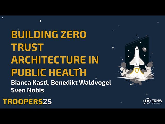 Building Zero Trust Architecture in Public Health