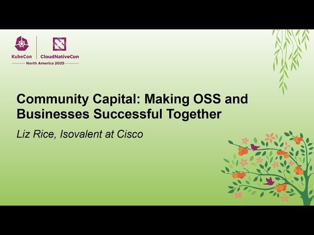 Community Capital - Making OSS and Businesses Successful Together