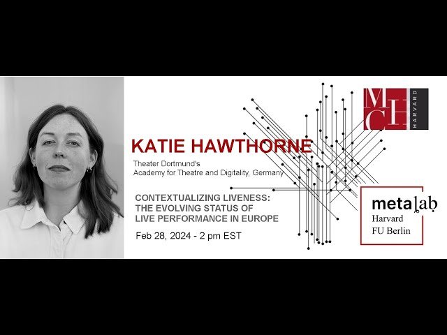 Transmedia Arts - Contextualizing Liveness: The Evolving Status of Live Performance in Europe