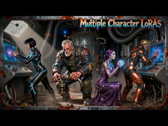 FreeFuse - Multiple Character LoRAs for Z-Image Turbo, Flux and SDXL in ComfyUI