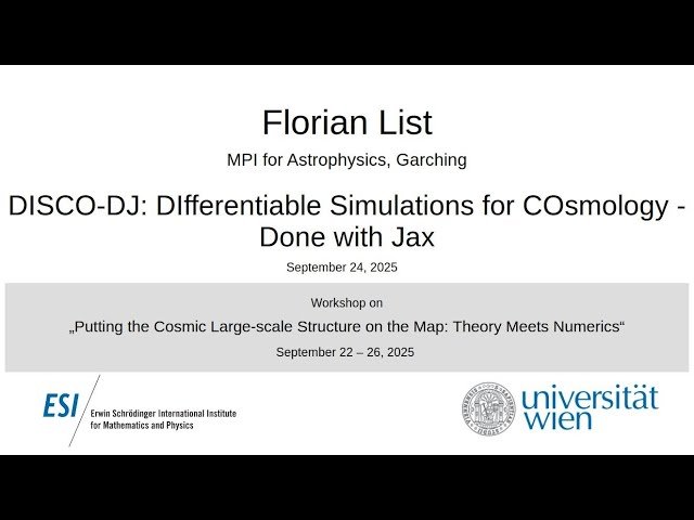 DISCO-DJ - Differentiable Simulations for Cosmology Done with Jax