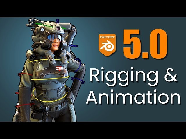 Blender 5.0 - New Rigging and Animation Features
