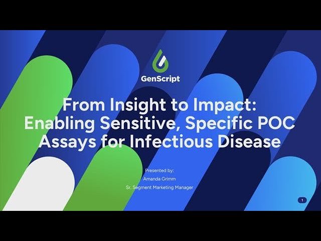 From Insight to Impact - Enabling Sensitive, Specific POC Assays for Infectious Disease