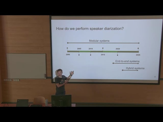 Speaker Diarization - From Modular to End-to-End Systems - Day 3 Morning