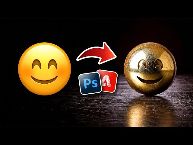 Transform 2D Graphics to Realistic 3D Using Photoshop and Firefly