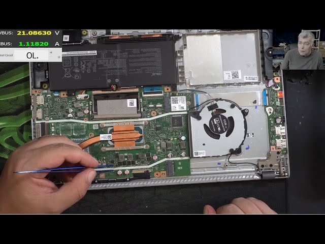ASUS A509 Not Charging - Shorted Pizza Can Common Fault Repair