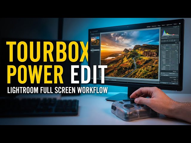 Testing TourBox in Lightroom and Photoshop