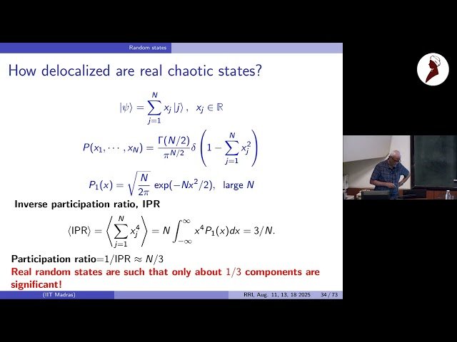 Introduction to Quantum Chaos - Lecture 6