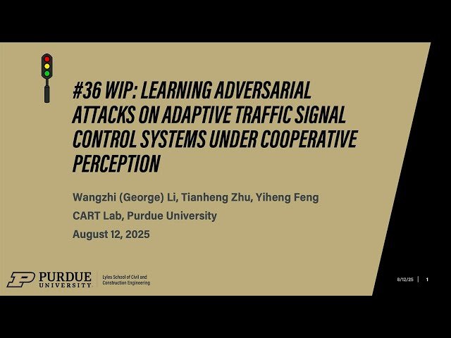 Learning Adversarial Attacks on Adaptive Traffic Signal Control Systems Under Cooperative Perception