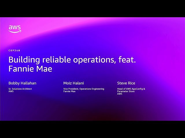 Building Reliable Operations - Incident Management and MTTR Reduction with Fannie Mae Case Study