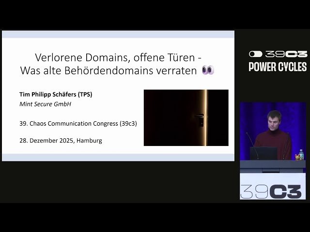 Verlorene Domains, Offene Türen - Was Alte Behördendomains Verraten