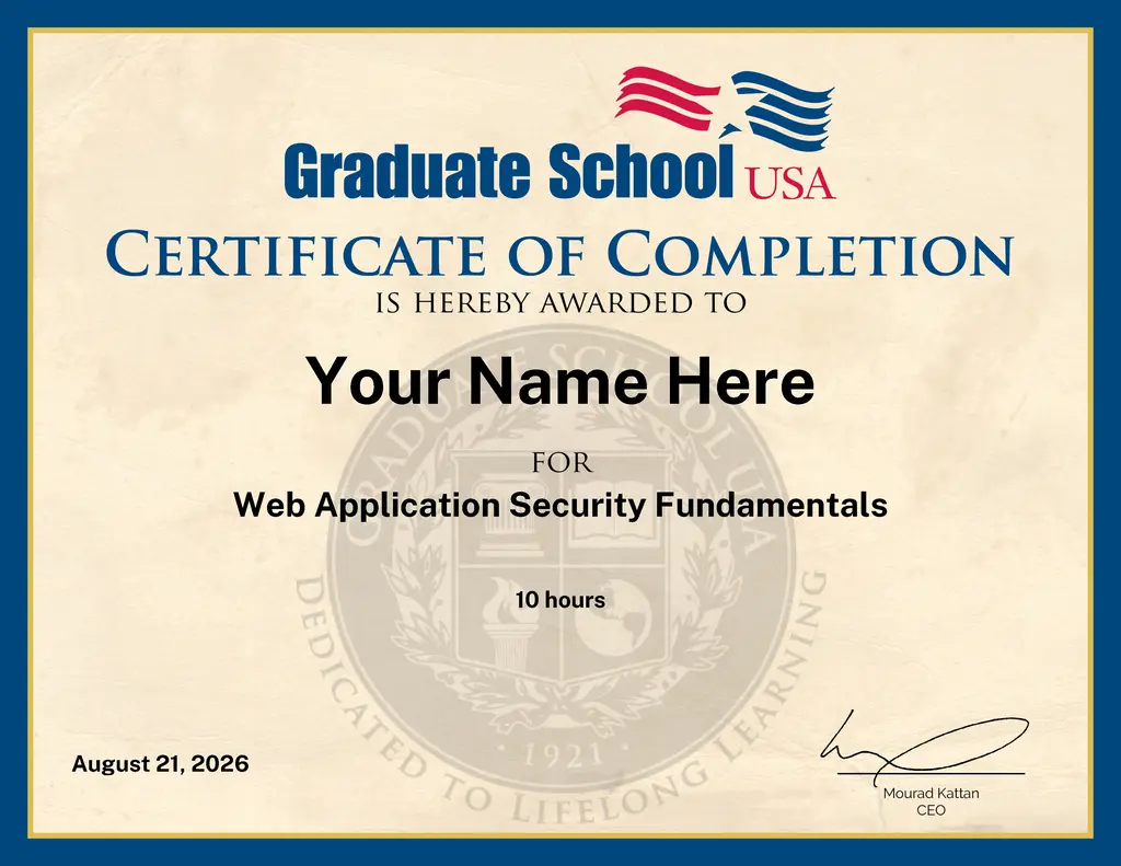 Web Application Security Fundamentals
