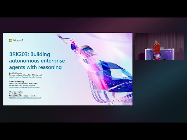 Building Autonomous Enterprise Agents with Reasoning - BRK203