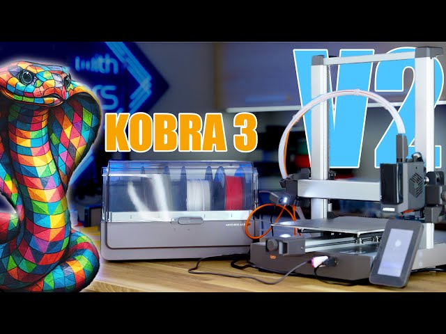Could This Be the New 4-Color Ender-3? Anycubic Kobra 3 v2 Combo Review