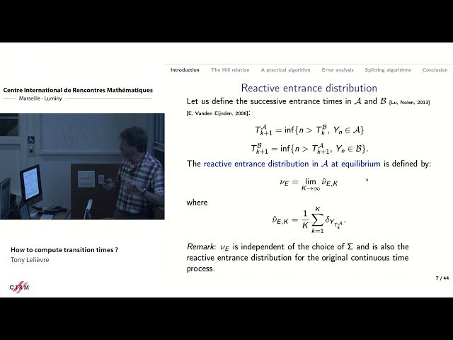 CEMRACS 2021 - Mathematical and Computational Methods for High-Dimensional Problems